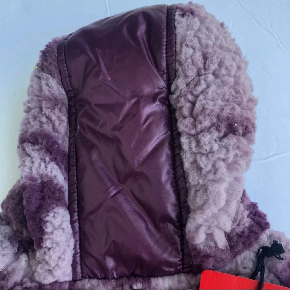 NWT Reddy Sherpa hooded dog jacket M